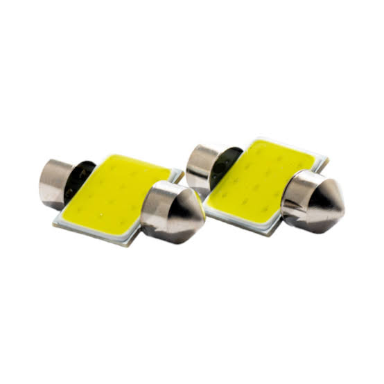 LED SEÑALIZACION COB BLISTER X2 TUBULAR - FESTOON 32MM BLANCO 12V