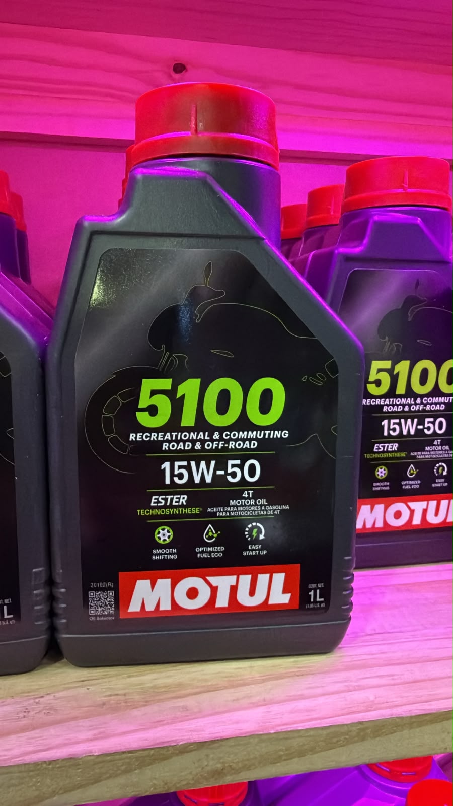 Aceite Motul 15W-50 Motocicleta 4T 5100