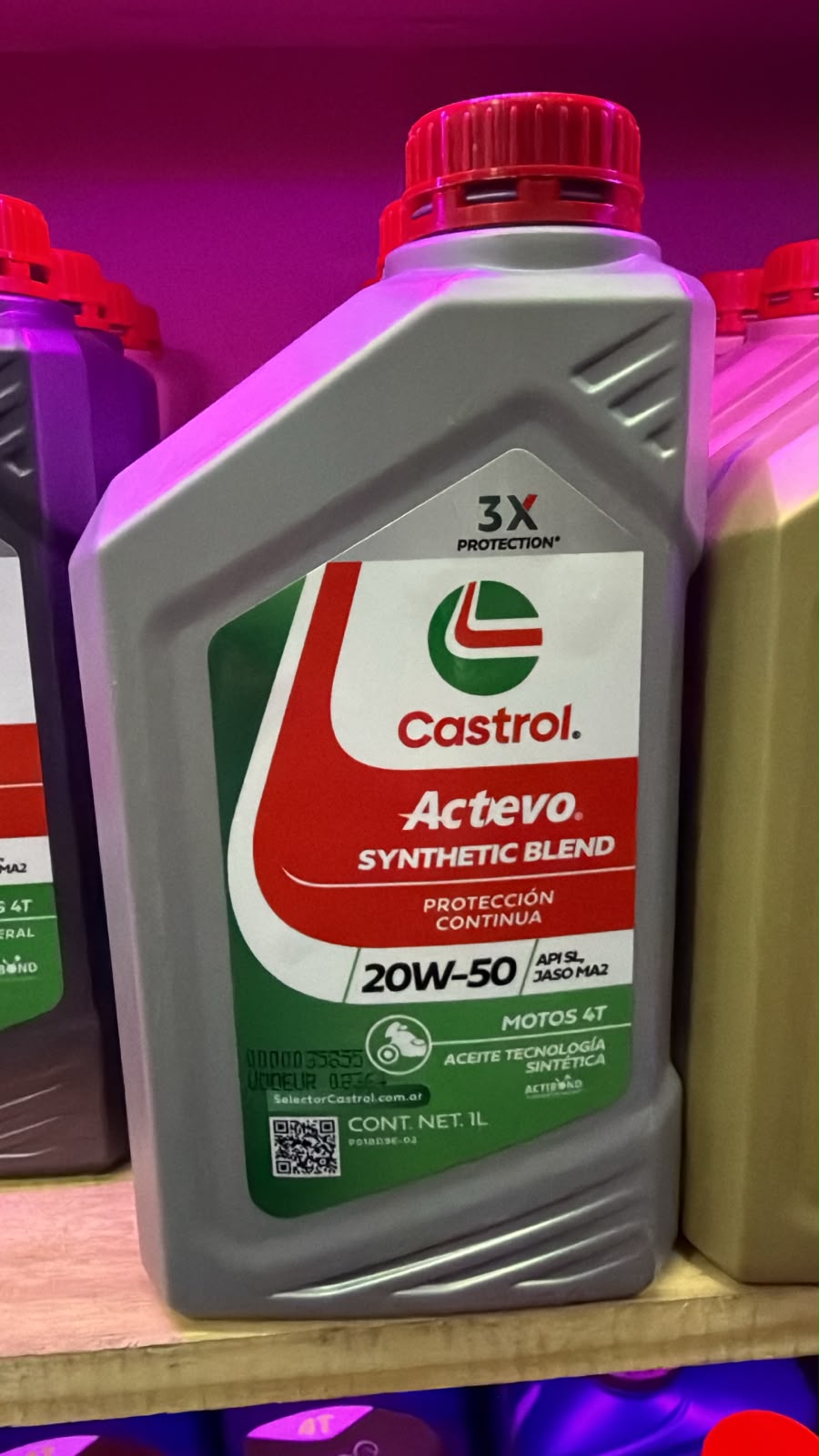 Aceite Castrol 20W-50 Semi-sintético