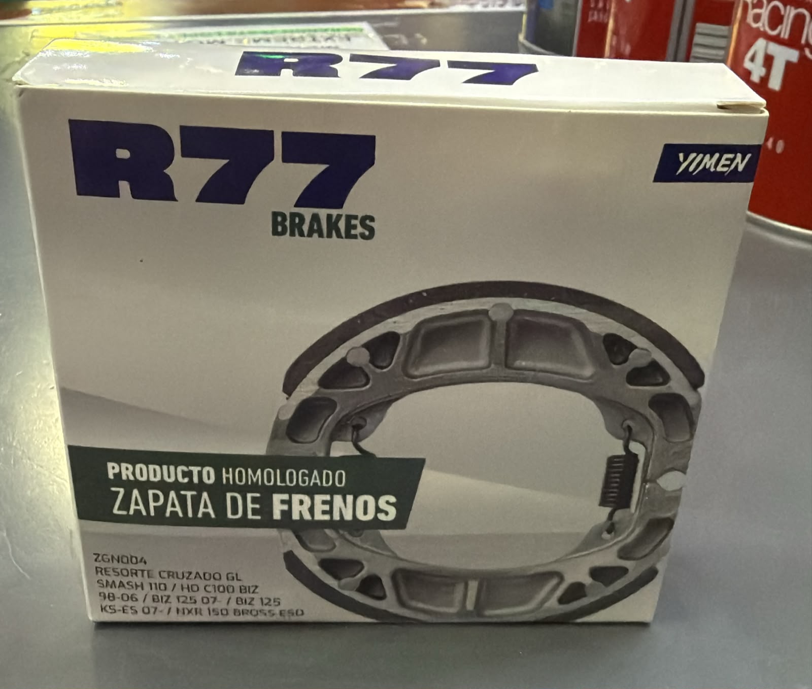 Zapata de freno moto 110cc